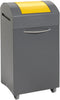 Wertstoffsammler STUMPF, Wertstoffbeh. 60 l grau/gelb, 830x380x320mm stumpf