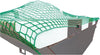 Containernetz NEUTRAL,  4,0x3,0 m MW 45 grün ohne Gummi
