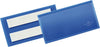 Etikettentasche DURABLE,  B100xH38 mm blau, selbstklebend VE 50 Stück