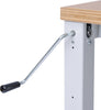 Grundgestell BEDRUNKA + HIRTH,  4-Fuß m. Kurbelverstellung 2000x600x670-1015 2000x600x670-1015