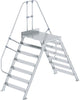 Überstieg MUNK,  60 Grad 7 Stufen B 1000 mm lichte Höhe 1660 mm Ausladung 2910 mm