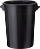 Kunststoff-Tonne NEUTRAL,  schwarz Inhalt: 100 Liter