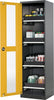 Chemikalienschrank ASECOS,  Glasa.545x1950 1Tür,gelb,6Ausz