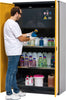 Chemikalienschrank ASECOS,  gelb Glas 2 FB, BoWa, LoBle