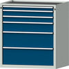 Schubladenschrank ANKE,  3005 750x600mm, 6 SL,7035/5010