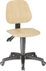 Arbeitsdrehstuhl BIMOS, Bimos Arbeitsstuhl 9653-3000 Unitec 2 Sitzhöhe 440-620 mm mit Rollen, Holz