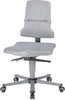 BIMOS, Bimos Arbeitsstuhl 9813-1000 Sintec 2 grau Sitzhöhe 430-580 mm mit Rollen