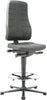 BIMOS, Bimos Arbeitsstuhl 9641-2000 All-In-One 3 Sitzhöhe 570-830 mm mit Gleiter, PU schwarz