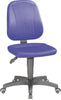 Arbeitsdrehstuhl BIMOS INTERSTUHL, Bimos Arbeitsstuhl 9653-CI02 Unitec 2 Sitzhöhe 440-620 mm mit Rollen, Stoff blau