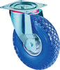 Lenkrolle BS ROLLEN,  260mm L400.C91 Pl.,pannensicher blau,RL L400.C91.262