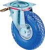 Lenkrolle BS ROLLEN,  260mm L420.C91 Pl.,pannens.blau,RL,Fest L420.C91.262