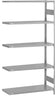 Anbauregal NEUTRAL,  Edelstahl 4 Böd. 1750x500x1000 mm