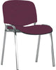 Besucherstuhl NEUTRAL, Bes.-Stuhl ISO chrom/bordeaux