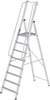Alu-Bauleiter MUNK,  ML 8 Stufen Gesamthöhe 2,88 m Arbeitshöhe bis 3,85 m
