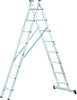 Kombileiter ZARGES,  Combimaster Plus X 2x6 Sprossen Leiterlänge max 2,98 m Arbeitshöhe 3,80 m ZARGES