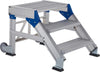 Treppenpodest ZARGES,  fahrbar 45G2 Stufen 600 mm breit Höhe 0,40 m
