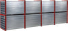 Wabenregal NEUTRAL,  RWR-16/6 1000x1000x6000 16 Fächer RAL 3000