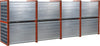 Wabenregal NEUTRAL,  RWR-16/6 1000x1000x6000 16 Fächer RAL 2004
