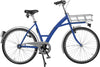 Transportfahrrad NEUTRAL,  Modus blau, Beleuchtung mit Lastenträger