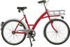 Transportfahrrad NEUTRAL,  Modus rot, Beleuchtung mit Lastenträger