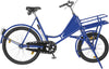 Lastenfahrrad NEUTRAL,  Classic blau, Schaltung mit Beleuchtung und Lastenträger