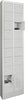 Kleinfachschrank PAVOY,  m.SockelH1950xB460xT200 mm 2x10 Fächer RAL7035 Türen mit Etikettenrahmen