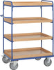 Etagenwagen FETRA,  mit Kästen 4 Böden 1000x700mm