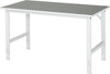 Arbeitstisch RAU,  Tom - Linoleum-Platte B1500xT800xH76 0-1080mm