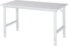 Arbeitstisch RAU,  Tom - EGB-Melamin-Platte B1500xT800x H760-1080mm EGB-Melamin-Platte