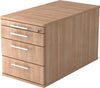 Rollcontainer HAMMERBACHER,  TC30 42,8x80x51,2 cm Nussbaum