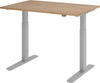 Schreibtisch HAMMERBACHER,  XMKA12 120 x 80 cm Nussbaum, 25 mm dick ABS-Dickkante