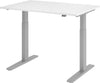 Schreibtisch HAMMERBACHER,  XMKA12 120 x 80 cm Weiß, 25 mm dick ABS-Dickkante