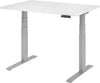 Schreibtisch HAMMERBACHER,  XDKB12 120 x 80 cm Weiß, 25 mm dick ABS-Dickkante