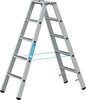 Stufenleiter ZARGES,  Saferstep B 2x5 Stufen Leiterlänge 1,42 m Arbeitshöhe 2,80 m ZARGES