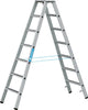 Stufenleiter ZARGES,  Saferstep B 2x7 Stufen Leiterlänge 1,98 m Arbeitshöhe 3,30 m ZARGES