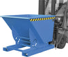 Kippbehälter BAUER,  AK 750 l B1190xT1420xH1070 mm RAL5012 Tragkraft 1000kg mit Abrollsystem