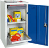 Beistellschrank STUMPF,  B500xT500xH1000 mm RAL 7035/5010 1 Schublade, 2 Wannen
