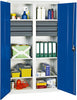 Werkzeugschrank STUMPF,  B1000xT500xH1800 mm RAL 7035/5010 6 Schubladen, 6 Wannen