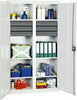 Werkzeugschrank STUMPF,  B1000xT500xH1800 mm RAL7035 6 Schubladen, 6 Wannen