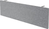 Sichtblende HAMMERBACHER,  SIA18 für 180er Tisch grau-meliert, Filzoptik