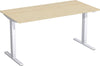 Elektro-Hubtisch GERAMÖBEL,  Flex Aho 1600x800,C-Fuß 650-1250