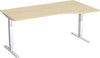 Hubtisch GERAMÖBEL,  C-Fuß Flex Ahorn rechts 1800x800/1000, 650-1250