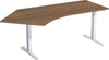 Hubtisch GERAMÖBEL,  135G Flex Nußbau links 2166x800/1130, 650-1250