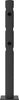 T-Pfosten DANCOP,  Delta für Schwingtür JULIET H1200xD110 mm schwarz