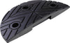 Fahrbahnschwelle DANCOP,  Endstück schwarz B250xT420xH50 mm