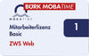 BÜRK MOBATIME, ZWS Web Lizenz Basic Zeiterfassung