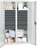 Werkzeugschrank STUMPF,  S3000 RAL 7035/7016 4 Wannenböden 12 Schubladen