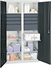 Werkzeugschrank STUMPF,  S3000 RAL 7035/7016 6 Schub. 100 mm, 2 Schub 200 mm, 6 Wannen