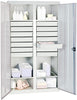Werkzeugschrank STUMPF,  S2000 RAL 7035/7035 4 Wannenböden 14 Schubladen 100mm