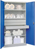 Schwerlastschrank PAVOY,  1950/630/1040 Drehg., ohne Trennwand 3 Böden, 3 Schubladen